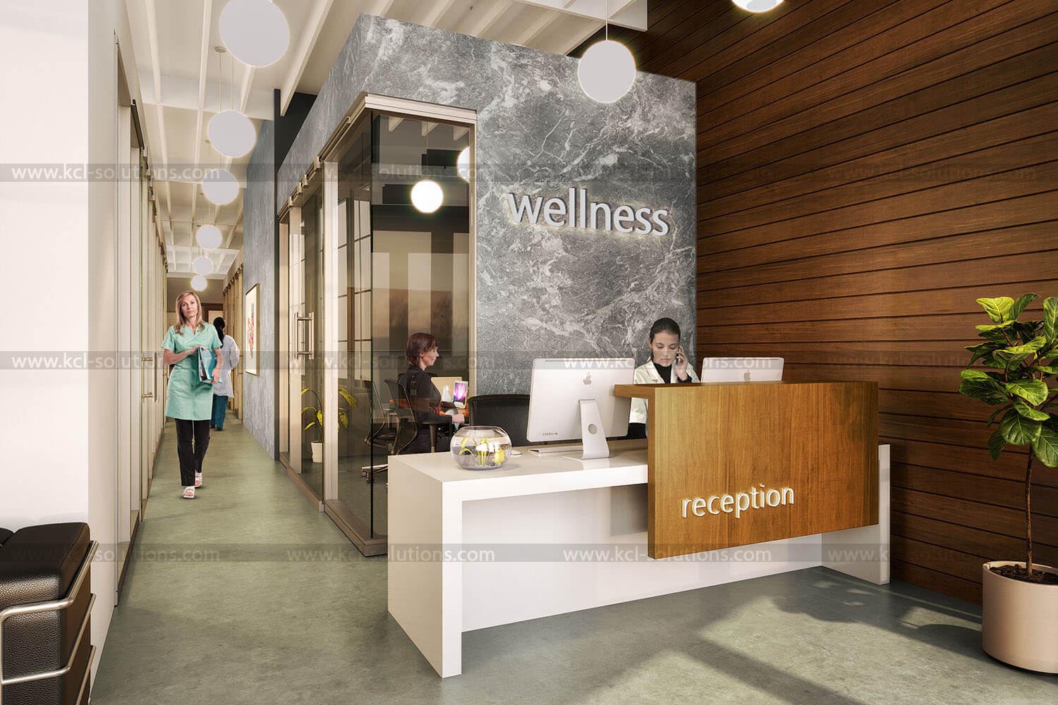 Helth & Wellness Center Interior Design